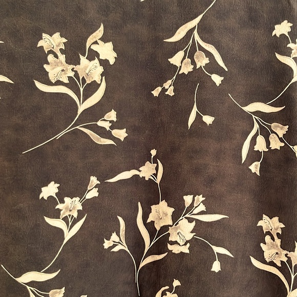 Vintage Jones New York Silk Brown Floral Blouse - Picture 3 of 4